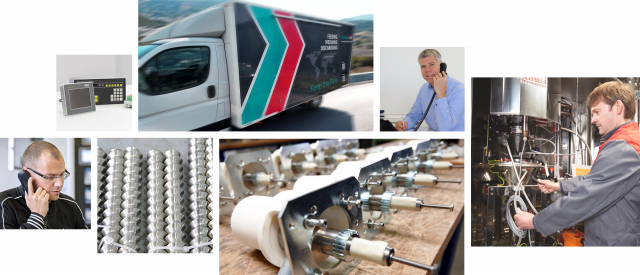 Serviceleistungen – Inbetriebnahme, Wartung, Ersatzteile und Reparatur